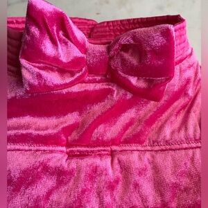 Pink Dog Coat with Bow Size Large NWT